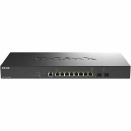 D-Link Switch gestionable L2 DGS-1210-10MP/E, 8x 2.5G/5G/10G PoE++ (60W por puerto) + 2x 10G SFP+, 370W total D-Link Switch gestionable L2 DGS-1210-10MP/E, 8x 2.5G/5G/10G PoE++ (60W por puerto) + 2x 10G SFP+, 370W total